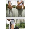 Neue Mode Dicke Wachsleinwand Herren Schultertasche Messenger Bag Herren Umhängetasche Vintage Männlich Freizeit Sling Bag Lässig Junge