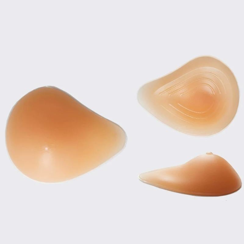 150-500g Pad Gel Silicon Super Moale Formă Sân Fals Suporturi Proteză Femei Spirală Artificială Post-Chirurgie de Rezecție a Sânului