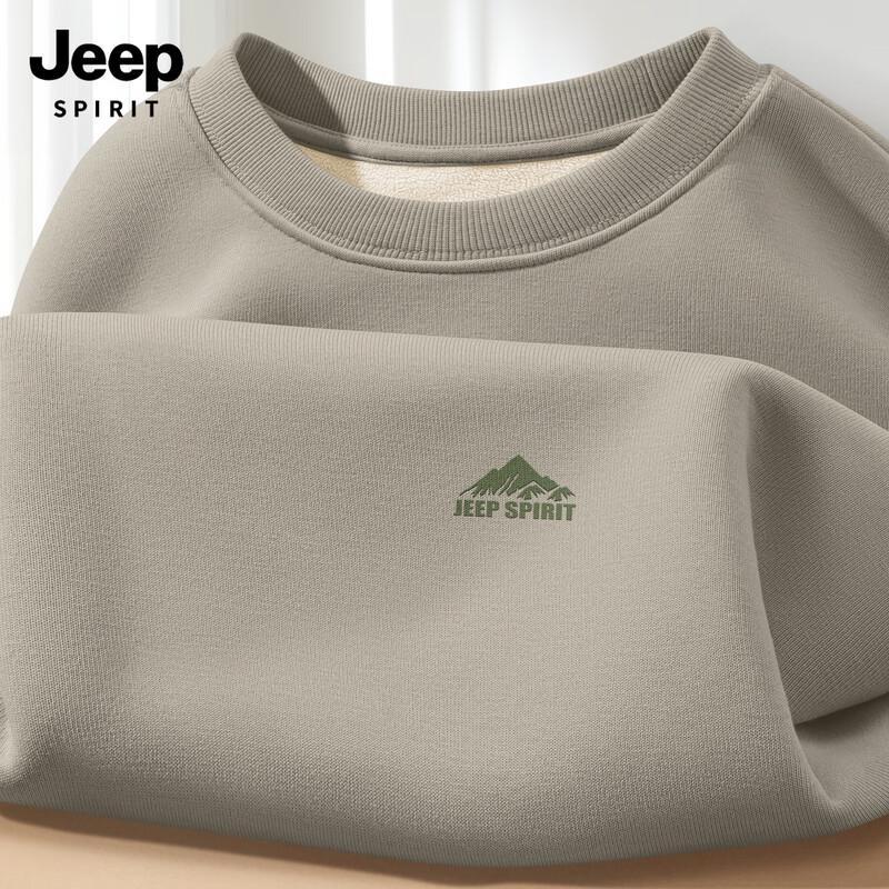 

JEEP SPIRIT Men s Loose Fit Fleece-Lined Sweatshirt 3XL
