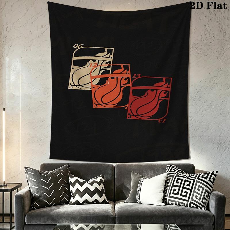 Miami Heat Fire Passion Threepiece Set 1 Duvet Cover 2 Pillowcase Without Core Bedding Set Christmas Birthday Gift