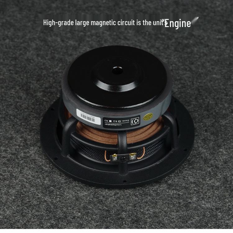 6.5" HiFi 3-Way Subwoofer with Glass Fiber Woven Cone for Powerful Low Frequencies
