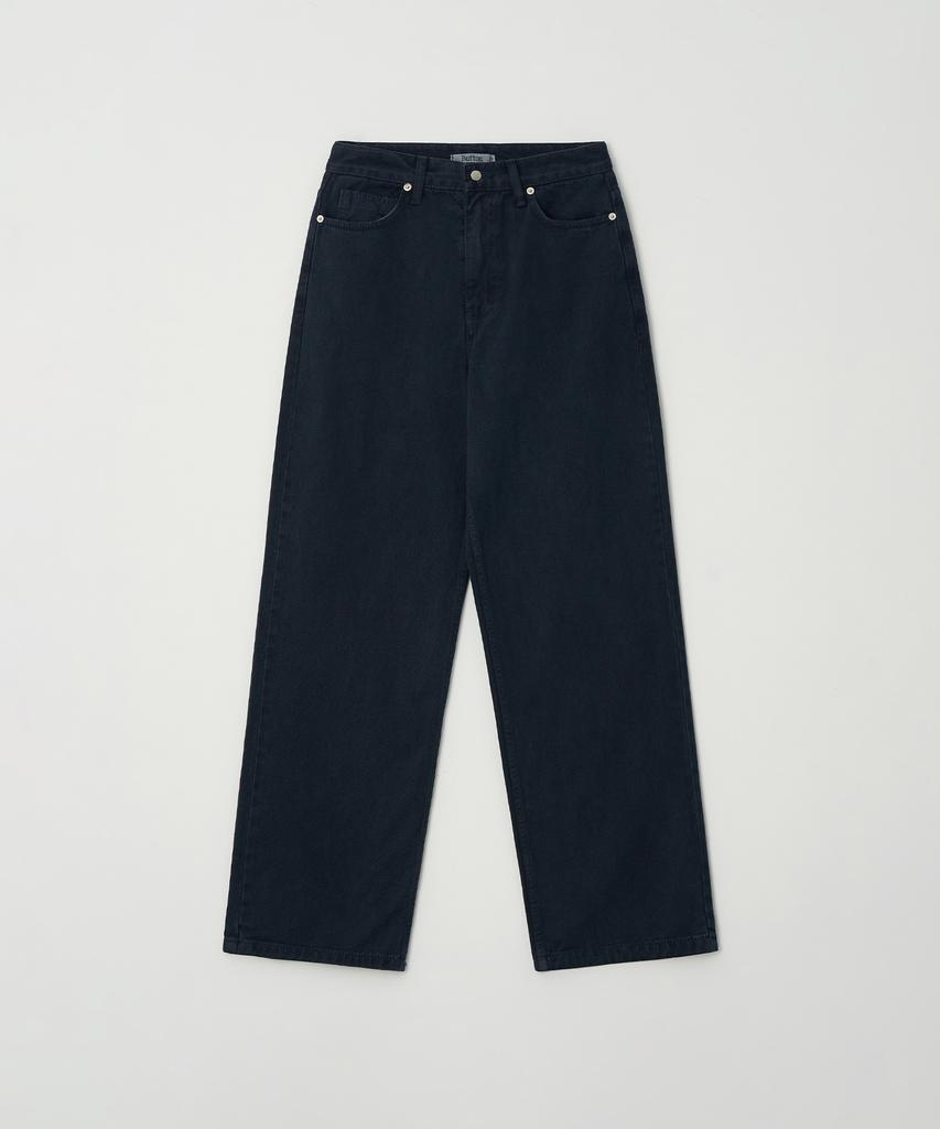 BUT'TON Dying Wide Pants (Navy)