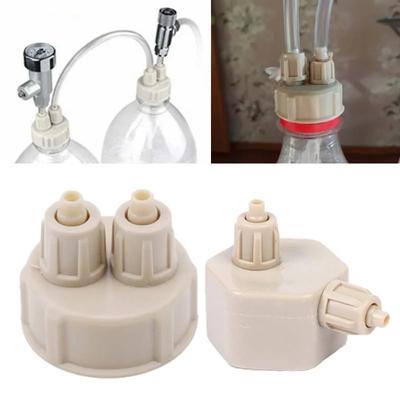 2 gab akvārija CO2 sistēmas caurules vārstu mērinstrumenta pudeles vāciņš akvārija pudeles vāciņš zivju tvertnes dzīvā auga DIY gaisa difuzora ģeneratora rīks