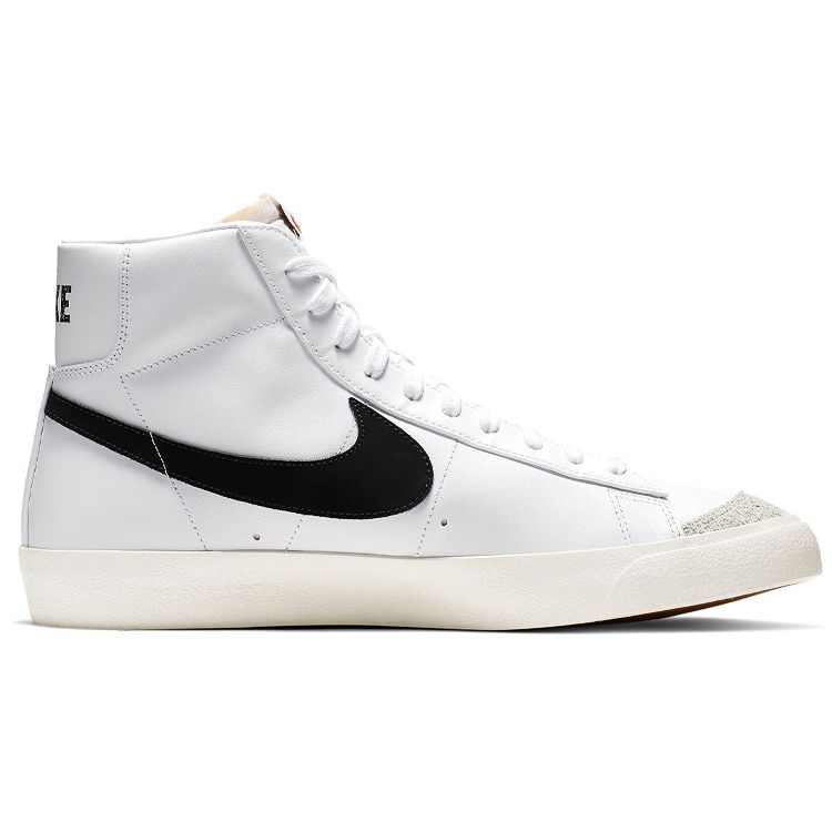 Nike Blazer Mid 77 Vintage White Black Unisex Sneakers BQ6806-100