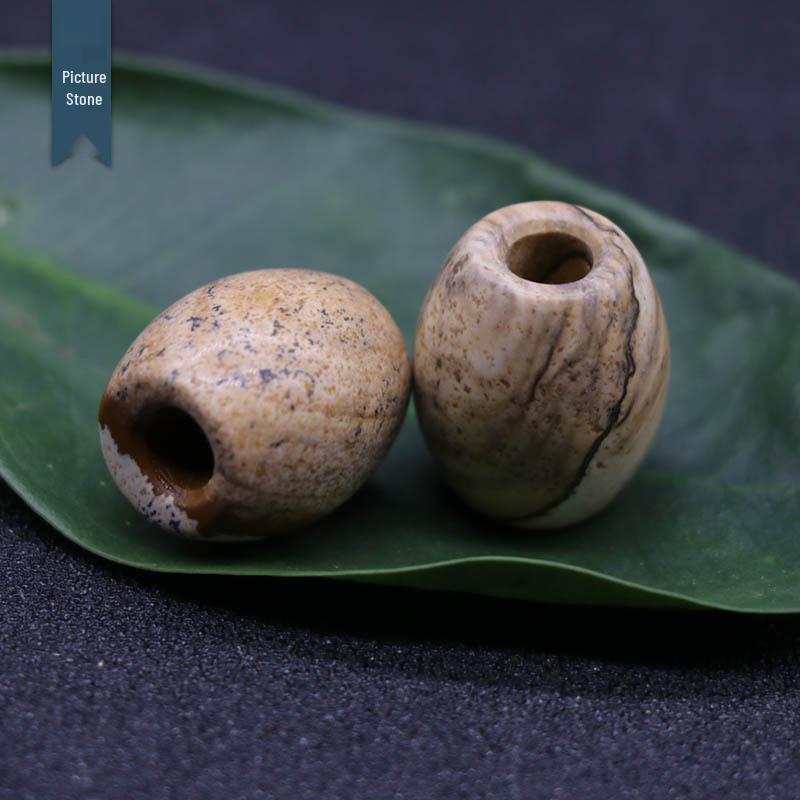 326-Large Hole Crystal Agate Jade Barrel Beads, 16×18mm, 5mm Hole, Jewelry Accessories