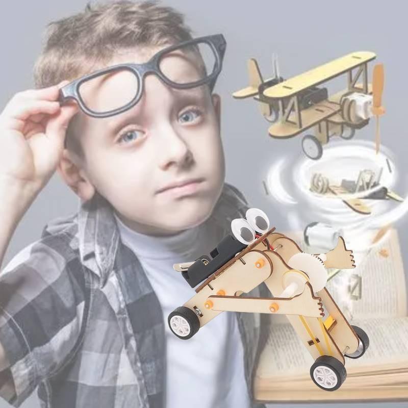 Diy Wooden Thumbs-up Robot Science Experiment Kit For Elementary And Middle School Stem Education