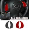 Real Soft Carbon Fiber For Subaru Impreza 2009 2010 2011 Car Steering Wheel Stickers Strip Interior Trim Auto Accessories