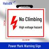 Haisidick Acrylic UV Electric Warning Sign