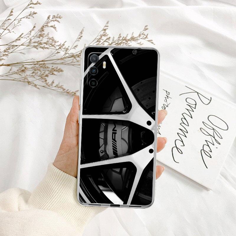 Supercar Super Wheel Car Calipers Transparent Phone Case for Motorola Moto G7 G8 G9 G84 G85 G73 G24 G15 Z2 Play Power Plus