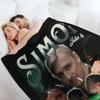 Simon aDinner in Americaa Retro Tee. Throw Blanket No Pilling Soft Warm Blanket for Bed
