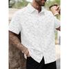 Spring and summer new fashion men's clothing men's short-sleeved shirt top cardigan source factory quick-drying short sleeves