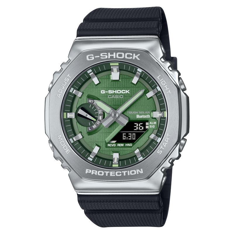 CASIO GBM-2100 series Bluetooth link 200 meters waterproof solar movement same style for men and women black dial GBM-2100PeiZengBan GBM-2100A-1A3PR+