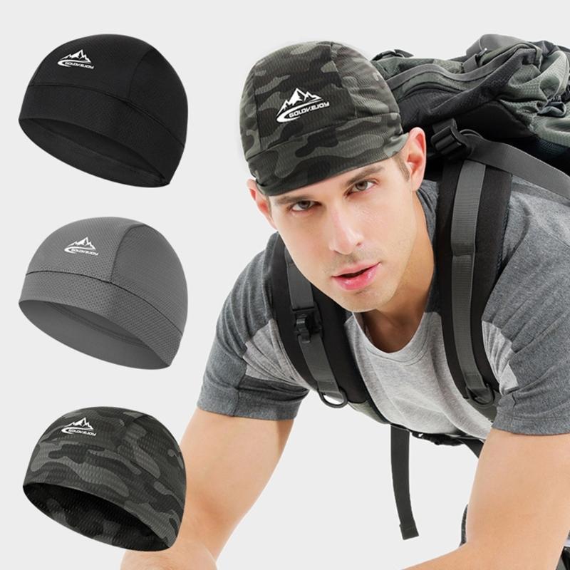 2 Pack Multi Purpose Cooling Headwear Elastic Helmet Liner Cap for Active Lifestyles & Sports Gear