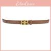 Leather Belt Fashion For Women With Alphabet Buckle For Business And Wear Casual
