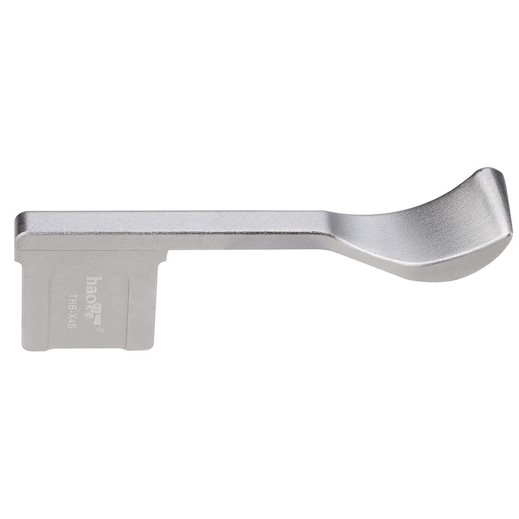 Haoge Hand Grip Metal Hot Shoe Thumb Rest for Fujifilm Silver THB-X4S X-E4 Camera,