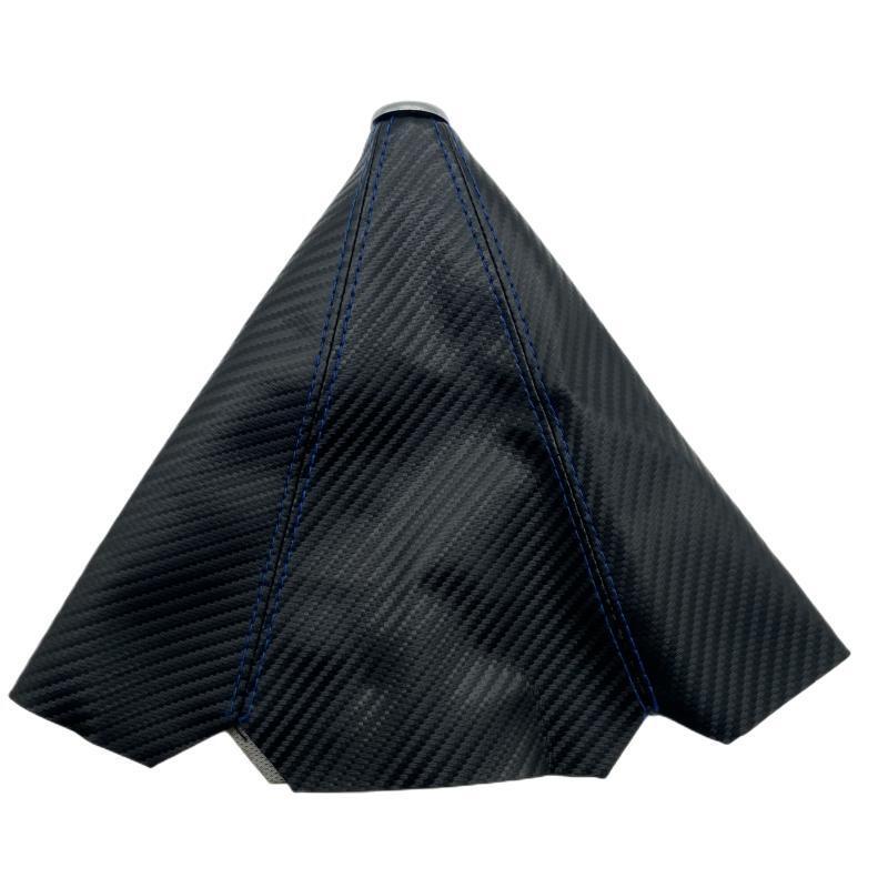 Car Gear Shift Collars Covers Red/Black/Yellow/Blue Suede PU Leather Gear Stick Shift Shifter Knob Cover Boot Gaiter