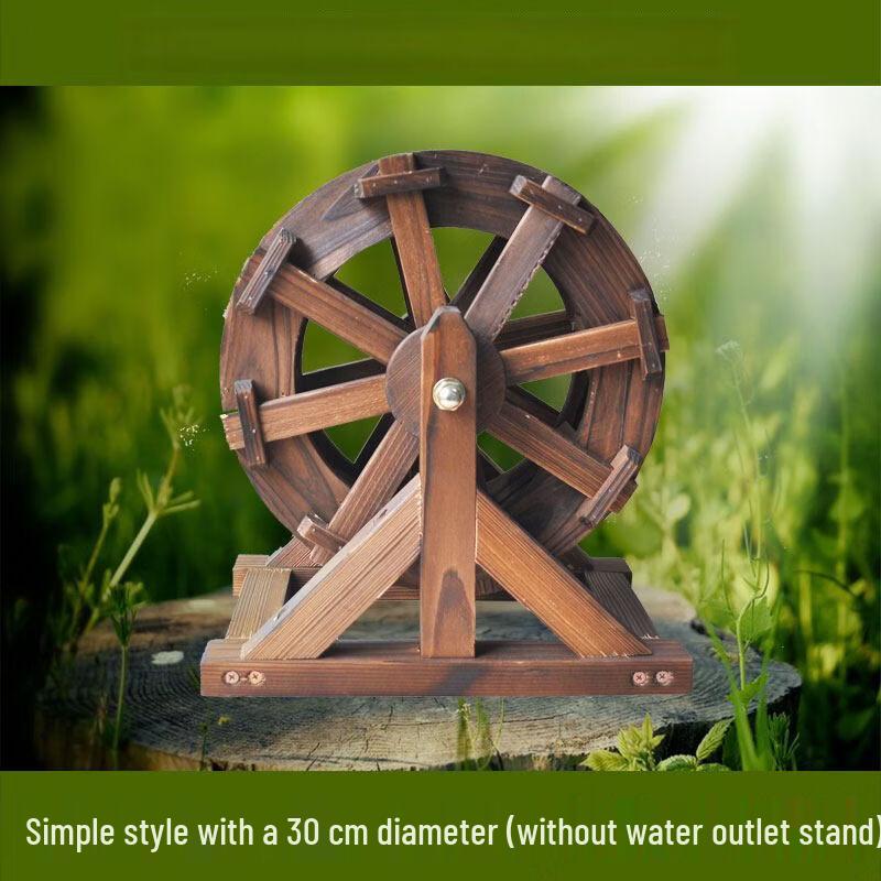 

Decorative Wooden Water Wheel for Ponds & Rockeries