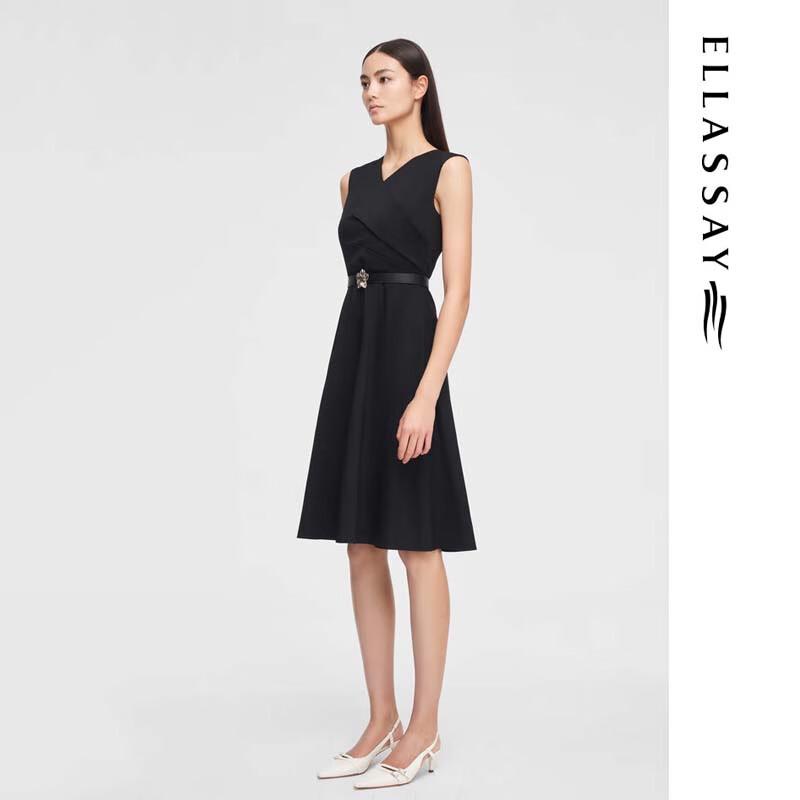 ELLASSAY EWE352Y04700 Comfortable A-Line Midi Dress