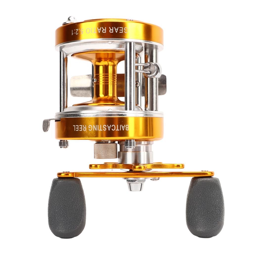 Metal Fishing Reel Soft Grip Powerful All Metal Fishing Lure Reel for Inshore Boat Freshwater