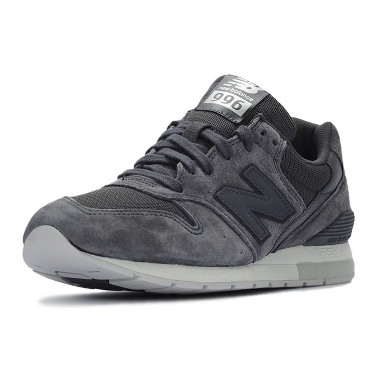 New Balance Nb 996 Comfortable Retro Fabric Low-Top Casual Running Shoes Unisex sneaker Charcoal-Black MRL996PG