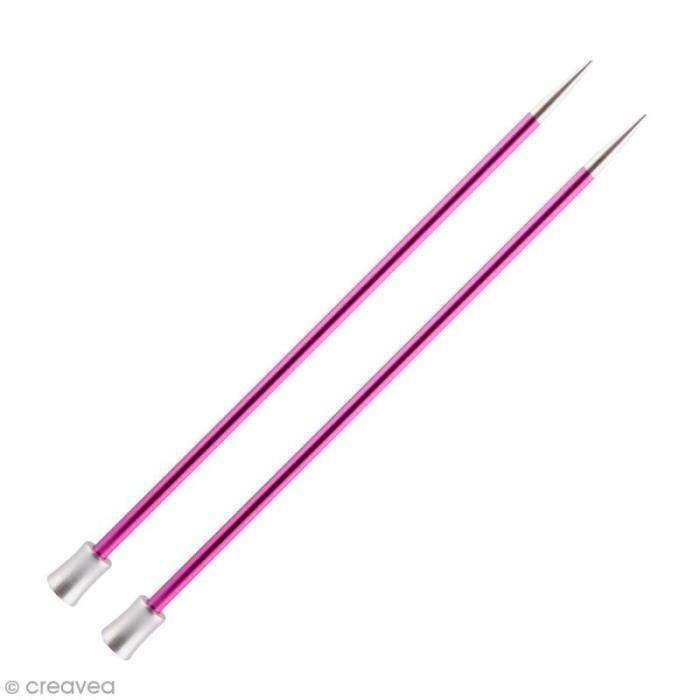 Knitting Needle - KNITPRO - 40 Cm - 5 Mm - Colored Aluminum - Pink