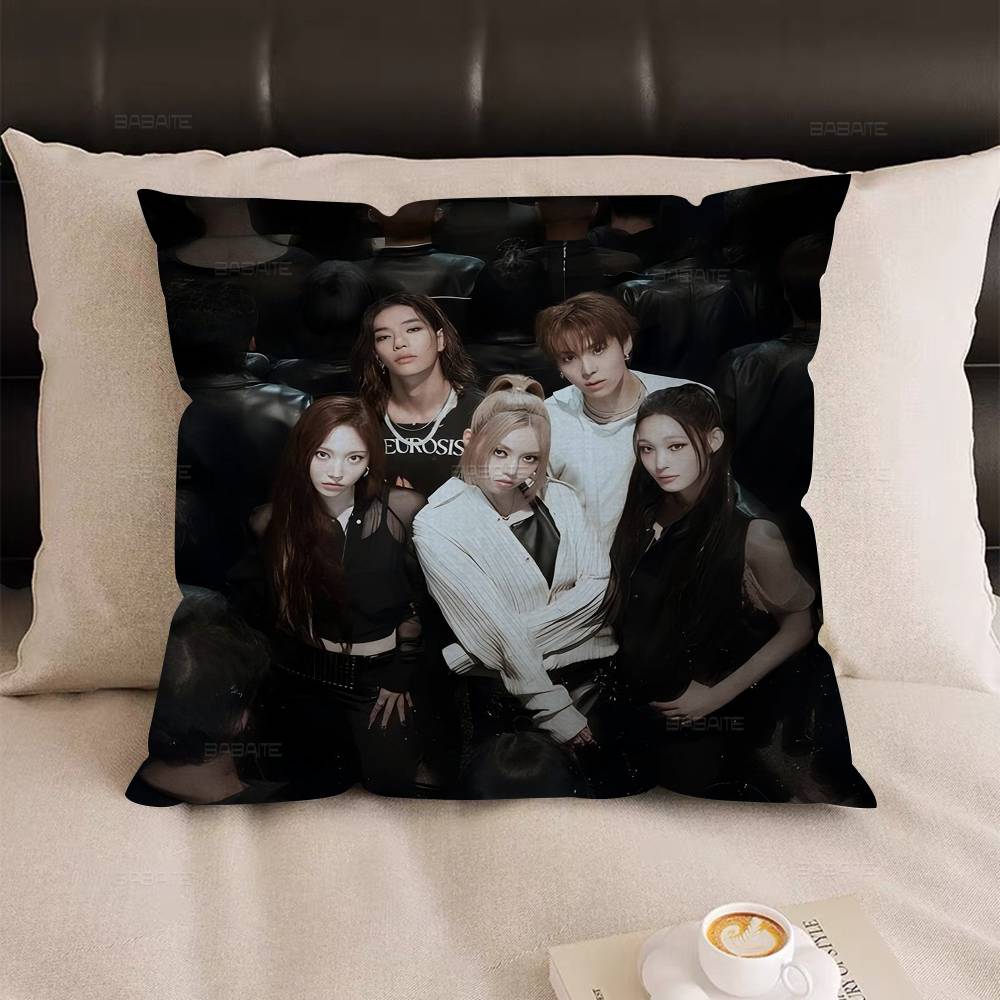 Kpop ALLDAY PROJECT Pillow Anime Pillow Sofa Bed Head Pillow Cover Cushion Cover 45x45 Cm Fashion