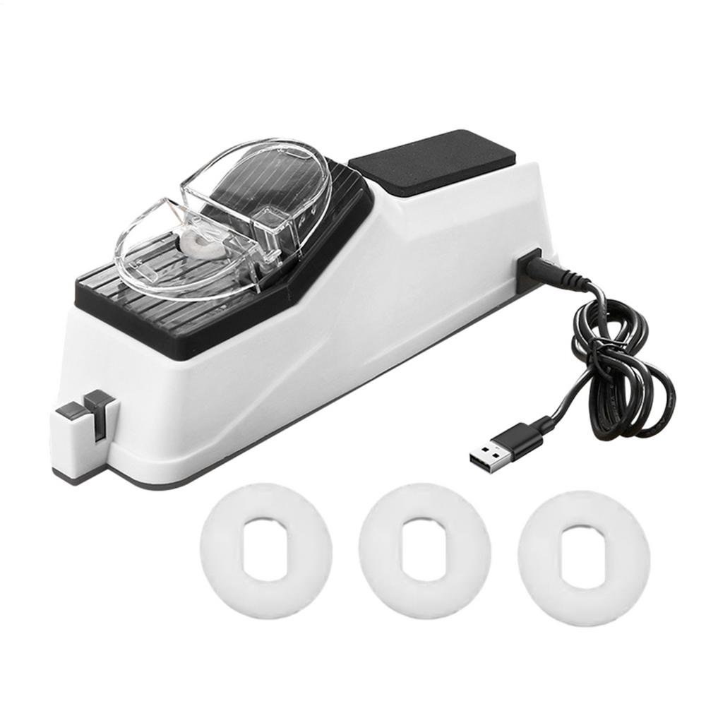USB Electric Knife Sharpener Multifunctional Automatic Knife Sharpener Quick Sharpening & Polishing Kitchen Tools