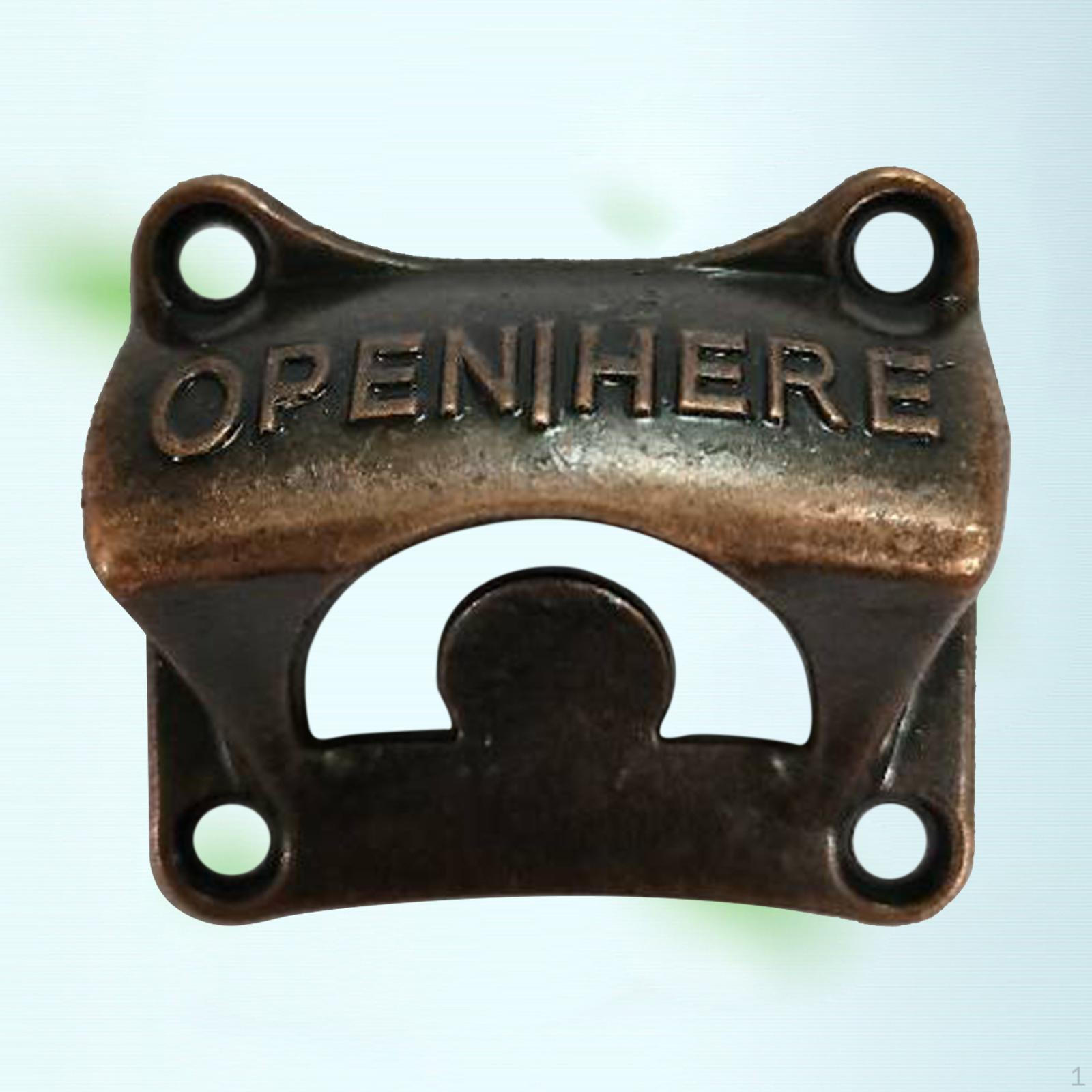 

Открывалка для бутылок Classic Rustic Wall Mounted Easy Cola Cap для вечеринок Red Bronze