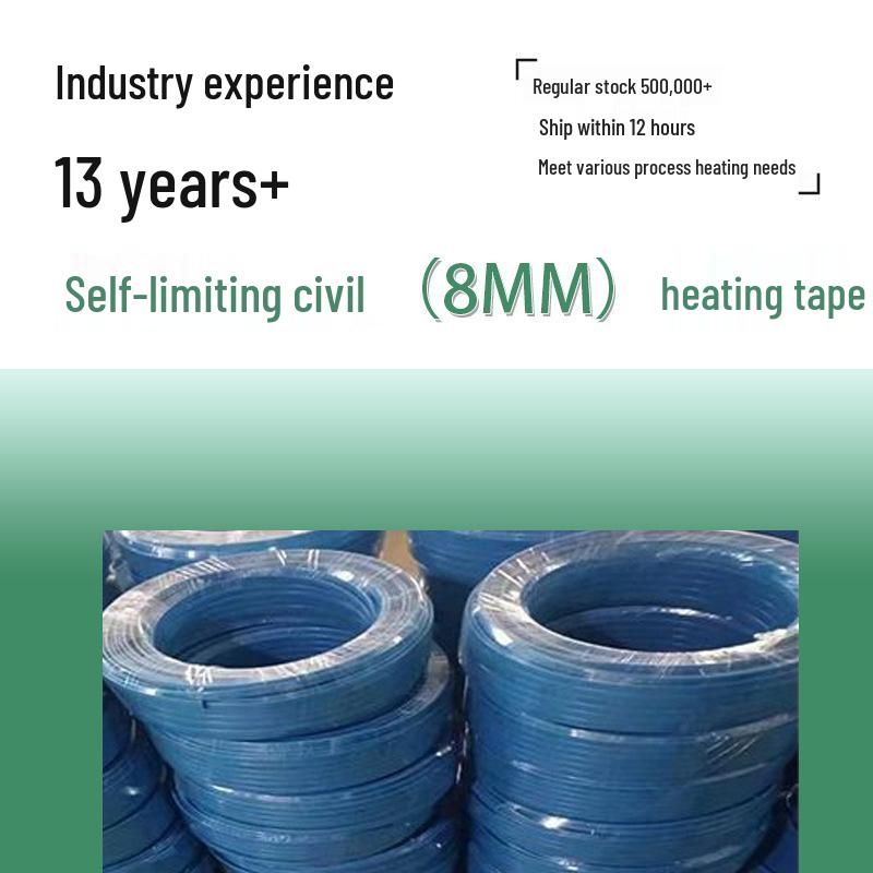 

Self-Regulating 8mm Electric Heating Cable for Home Use