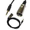 AKNPMHT XLR Microphone Cable Adapter 3.5MM Male To XLR Male 450CM Stereo TRS AUX Audio Conversion Cable