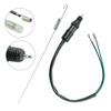 FLYPIG Universal Motorcycle Bike Rear Brake Light Switch with Spring Kit for Yamaha Honda Kawasaki Suzuki Quad Pit Scooter ATV Tail Light Switch
