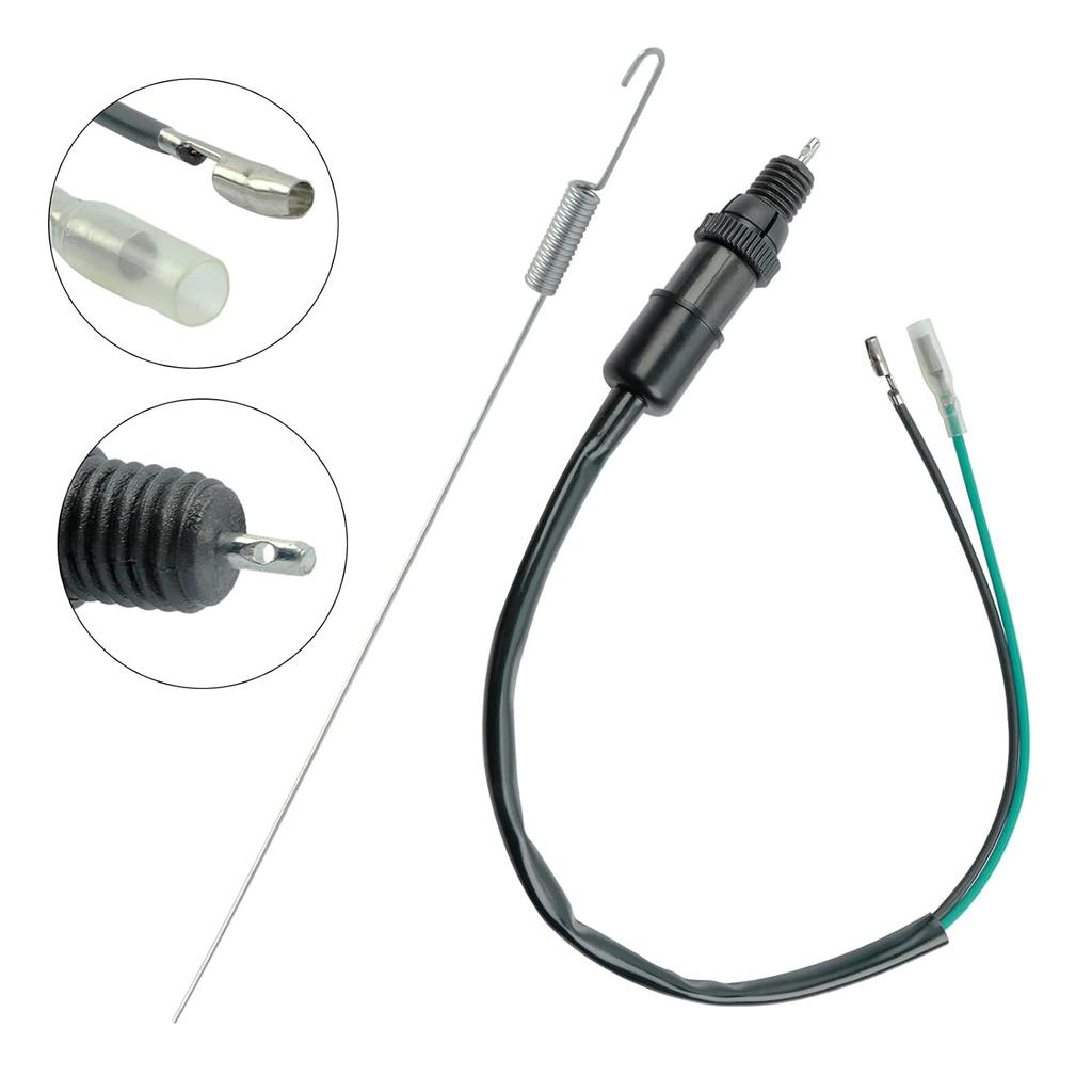 FLYPIG Universal Motorcycle Bike Rear Brake Light Switch with Spring Kit for Yamaha Honda Kawasaki Suzuki Quad Pit Scooter ATV Tail Light Switch