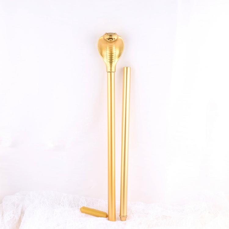 Adjustable Snake Cobras Cane Pharaoh Scepter Pimps Wizard Staff Halloween Cosplay Costume Accessories for Women Men Gift