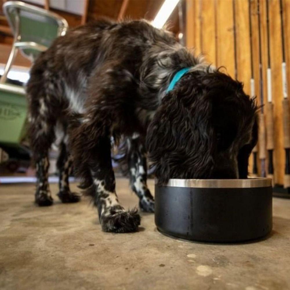 Round Pet Dog Food Feeder Environmental Pet Feeding Bowl Portable Dog Bowl  Cats