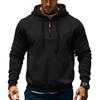 Men's Fleece Hoodie Casual Long Sleeve 1/4 Zipper Pullover Sweatshirts