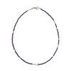 Chewing Chip Necklace - Grape & White (10 Color)