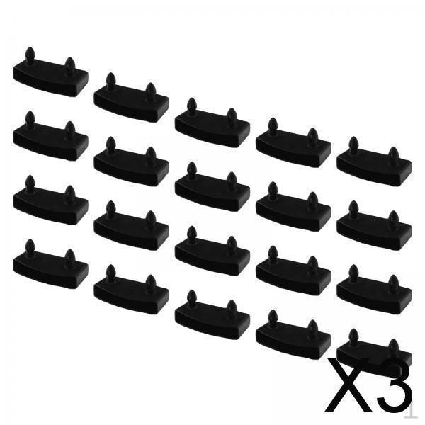 

3x 20 штук Крепления для боковин и концов, Крышка кронштейна боковой ламели, Основание кровати, Универсальное крепление