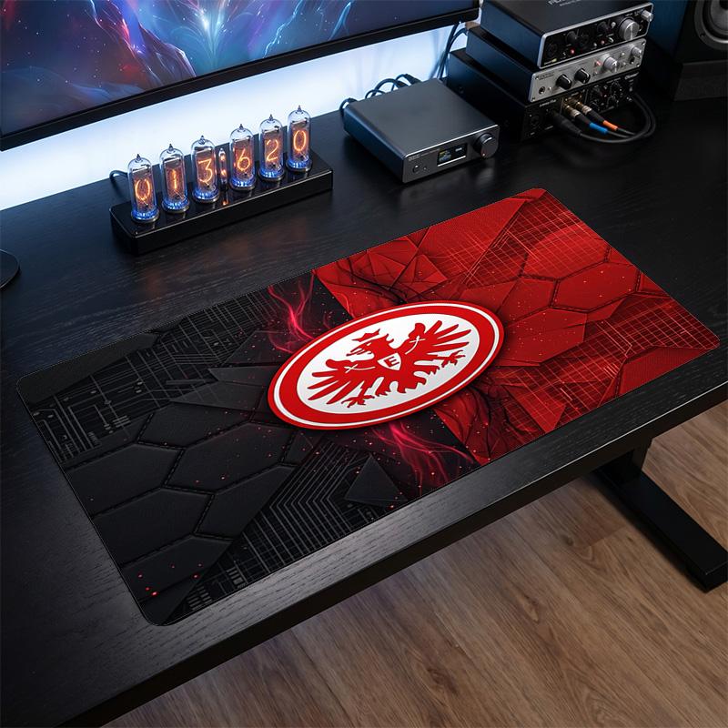 Tappetino Mouse Grande Stampa Calcio Eintracht Frankfurt, Tappetino Esteso Antiscivolo per Scrivania da Gaming per Ufficio Casa