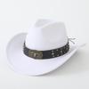 Western Minority Woolen Cowboy Top Hat New Hat Type Knight Hat