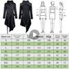 Cosplay Costumes Men Halloween Gothic Long Sleeve Hooded Jacket New Pure Color Halloween Cosplay Vintage Costume