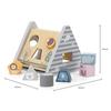 PolarB Shape Sorter - Birthday Gift, Shape Matching Toy, Gear Block, Wooden, TYPR44007, 1 piece (x 1)