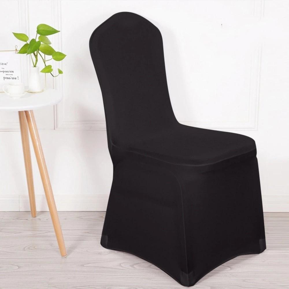 Elastic Wedding Chair Covers Spandex Seat Cover Stretch Slipcover  Dining Party Celebration