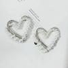 New diamond-encrusted pearl love DIY accessories mobile phone case beauty sticker diamond material shoe flower decoration spot