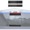 Rear Window Stickers Back Center Window Glass Decal Black Carbon Fiber Texture Sticker Exterior Accessories Compatible with Dodge RAM 2011+