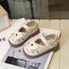 Spring New Style Girls Soft Sole Chinese Style Fashion Princess Soft Sole Leather Shoes