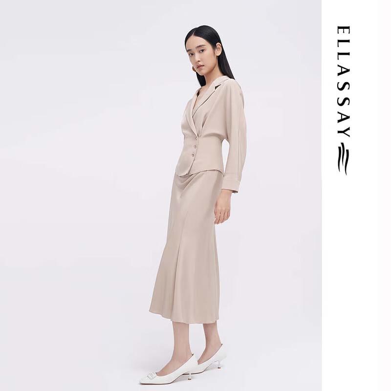 ELLASSAY Women's Silk Blend Suit Shirt