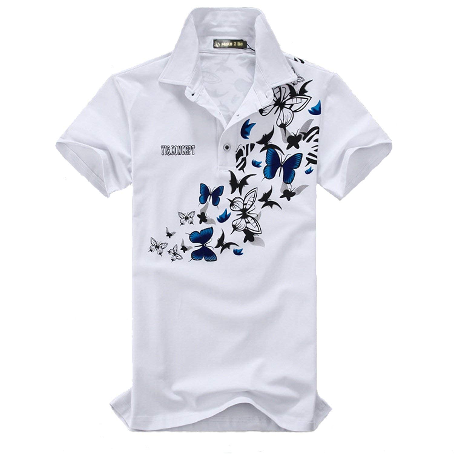 

2 Узор Бабочки Ранбу Поло Большой Японский Короткий Повседневный Большой Настольный Боулинг MF02 XXL [Make Be] Мужская Футболка, Размер, Узор, Рукав, Футболка, Размер, белый