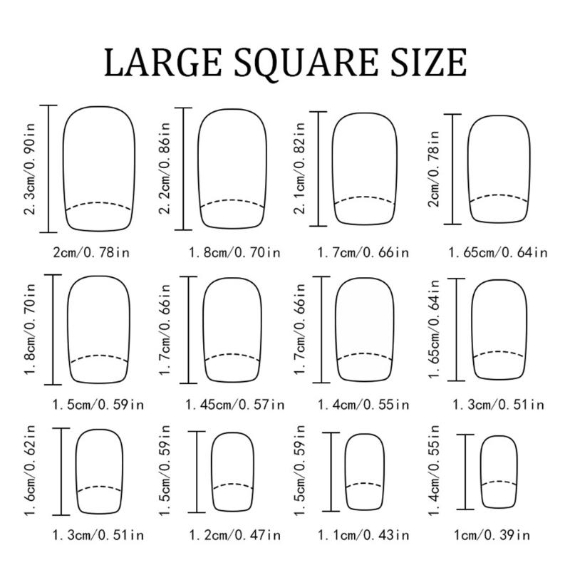 24pieces Christmas French Glitters Red Press On Nail Short Square False Nail With Shine Finish For Holiday Party Gift