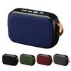 Mini Cloth Fabric Wireless Speakers Bluetooth Portable Outdoor Sports Audio Stereo Support TF Card Can Search For Radio Stations