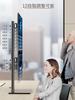 Single LCD Computer Freestanding for To Height Rotating Monitor, Stand, 13" 32" Screens, Swivel, Adjustable,